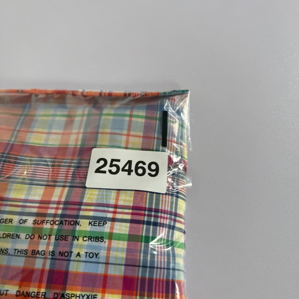 Ralph Lauren Shirt Mens 3XLT Tall Orange Blue Button Down Oxford Plaid Pony - Picture 11 of 11